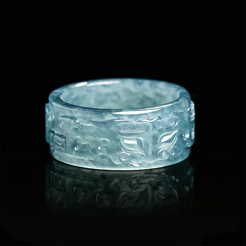 Rings - Anello Taotie di giadeite Myanmar Accessori
