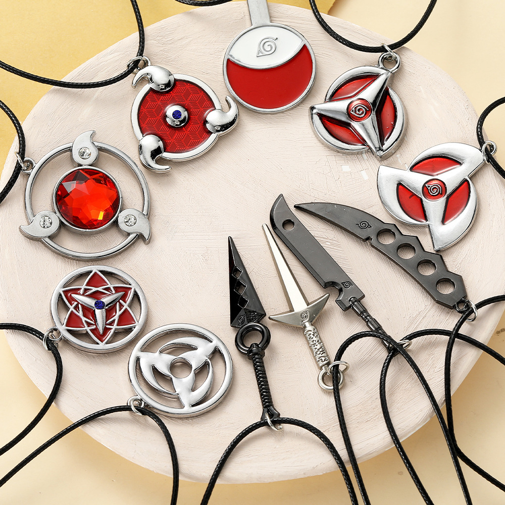 Anime Pendant Necklace - Collana con Ciondolo Naruto Uzumaki, Gioielli