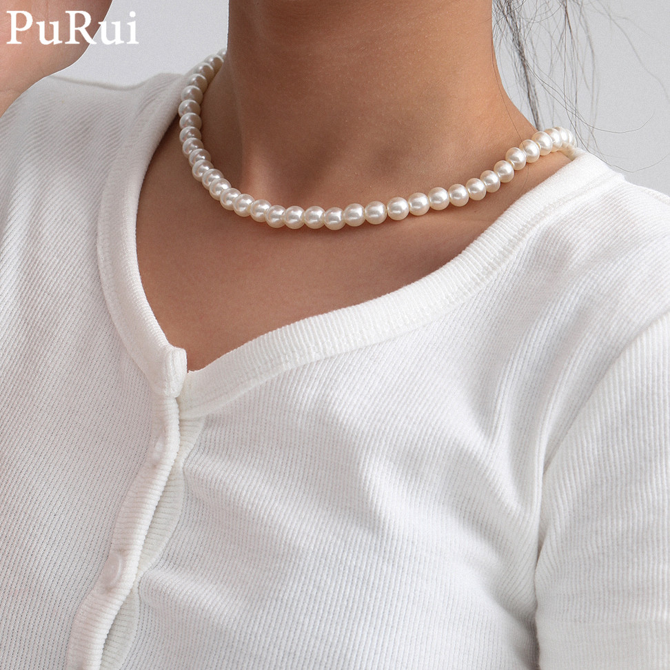 Collana girocollo minimalista  - Pearl Choker Necklace Vintage recensione e prezzo