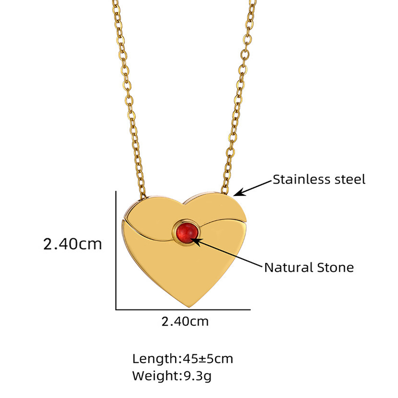 Collana con Ciondolo a Forma d - Heart Locket Necklace Photo recensione e prezzo
