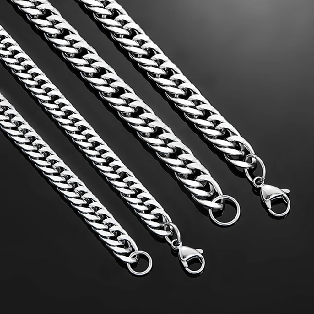HIYEE 3mm/4mm/5mm/6mm/7mm/8mm  - Cuban Link Chain 12Mm recensione e prezzo