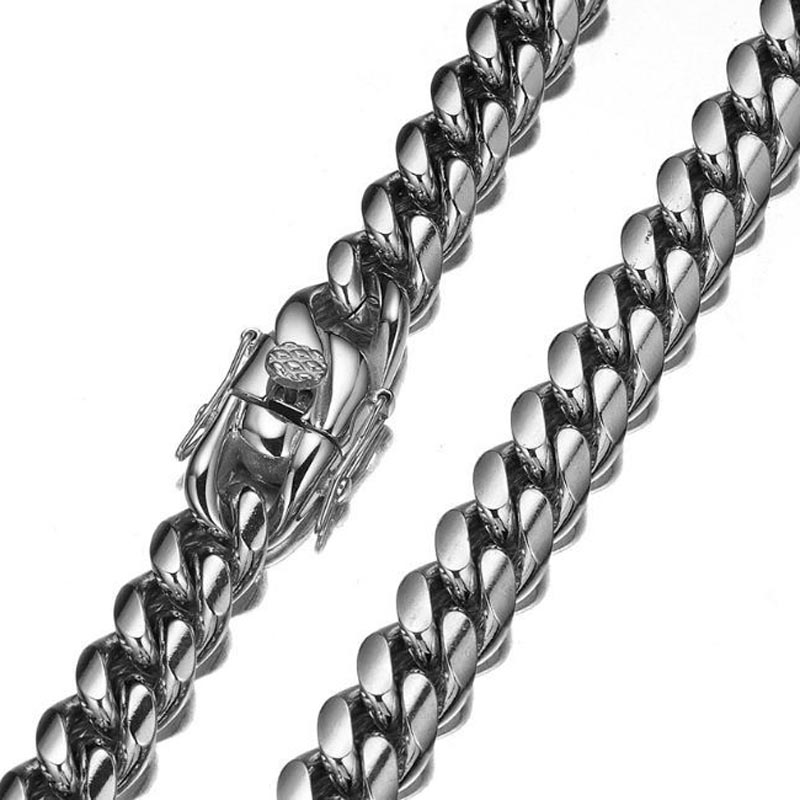 Collane a catena cubana in acc - Cuban Link Chain 12Mm recensione e prezzo