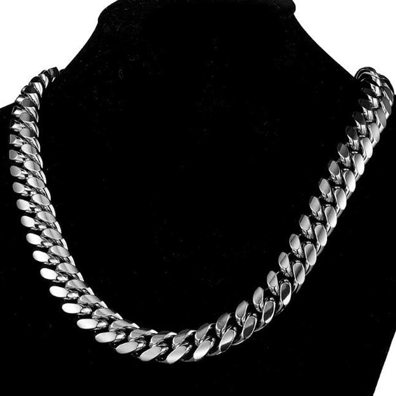 Collane a catena cubana in acc - Cuban Link Chain 12Mm recensione e prezzo