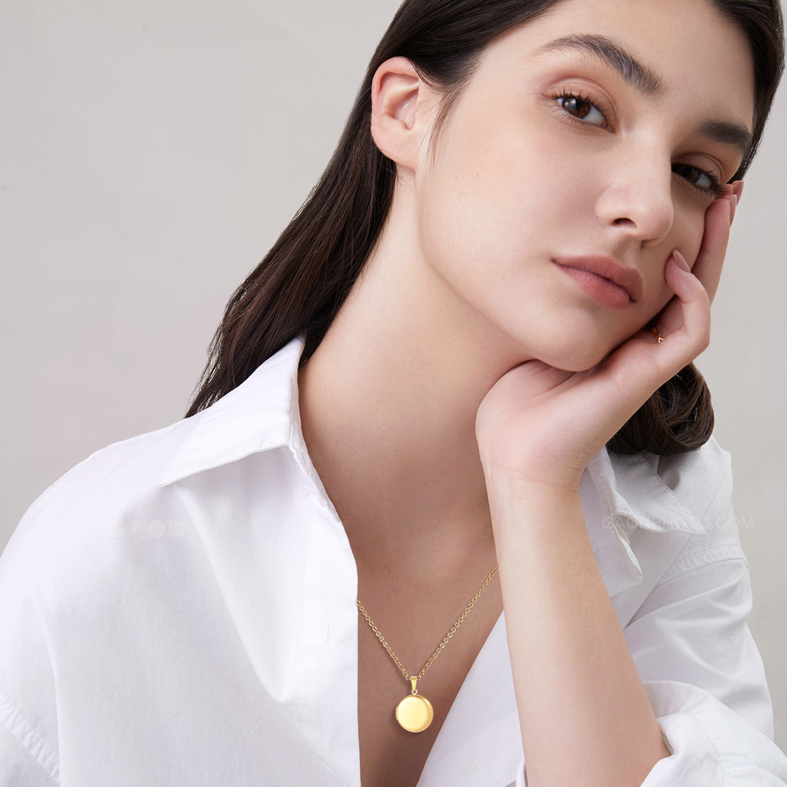 Ciondolo medaglione a forma di - Heart Locket Necklace Photo recensione e prezzo