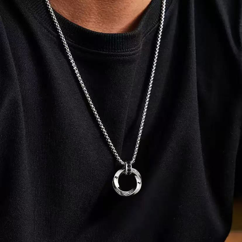 Collana con ciondolo in argent - 925 Sterling Silver Chain Necklace Men recensione e prezzo