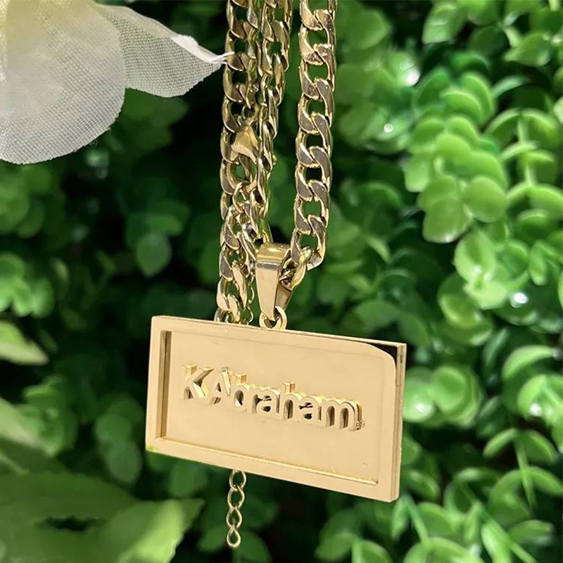 Collana Hip Hop con nome perso - Custom Name Necklace Stainless Steel recensione e prezzo