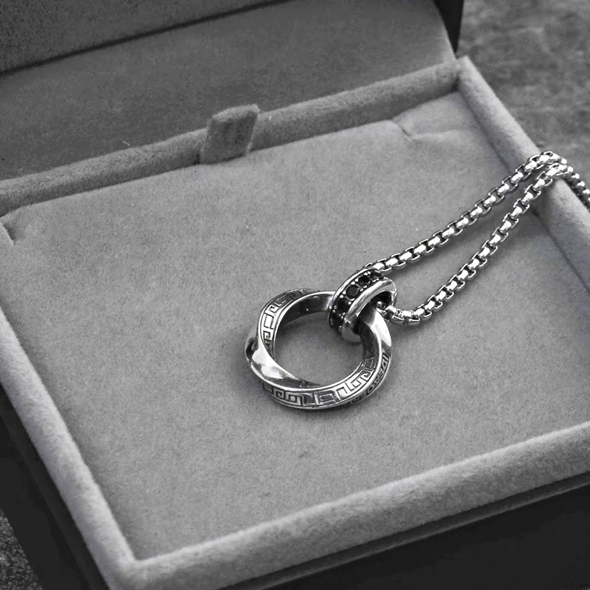 Nuova collana in argento sterl - 925 Sterling Silver Chain Necklace Men recensione e prezzo
