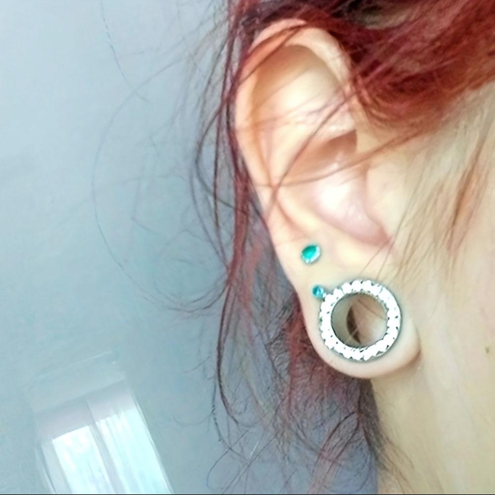 1 Pezzo Tunnel per Orecchio in - Body Jewelry recensione e prezzo