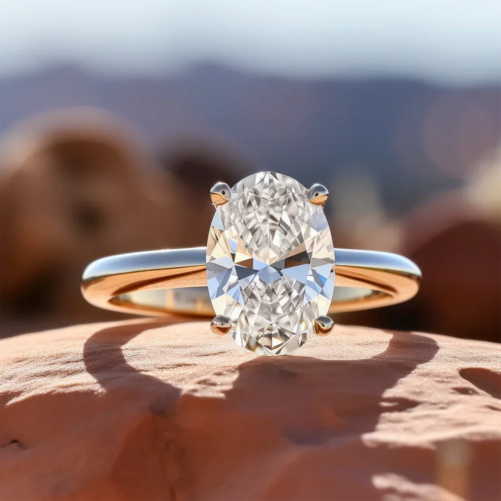 Anelli di fidanzamento Moissan - Moissanite Engagement Ring 1 Carat recensione e prezzo