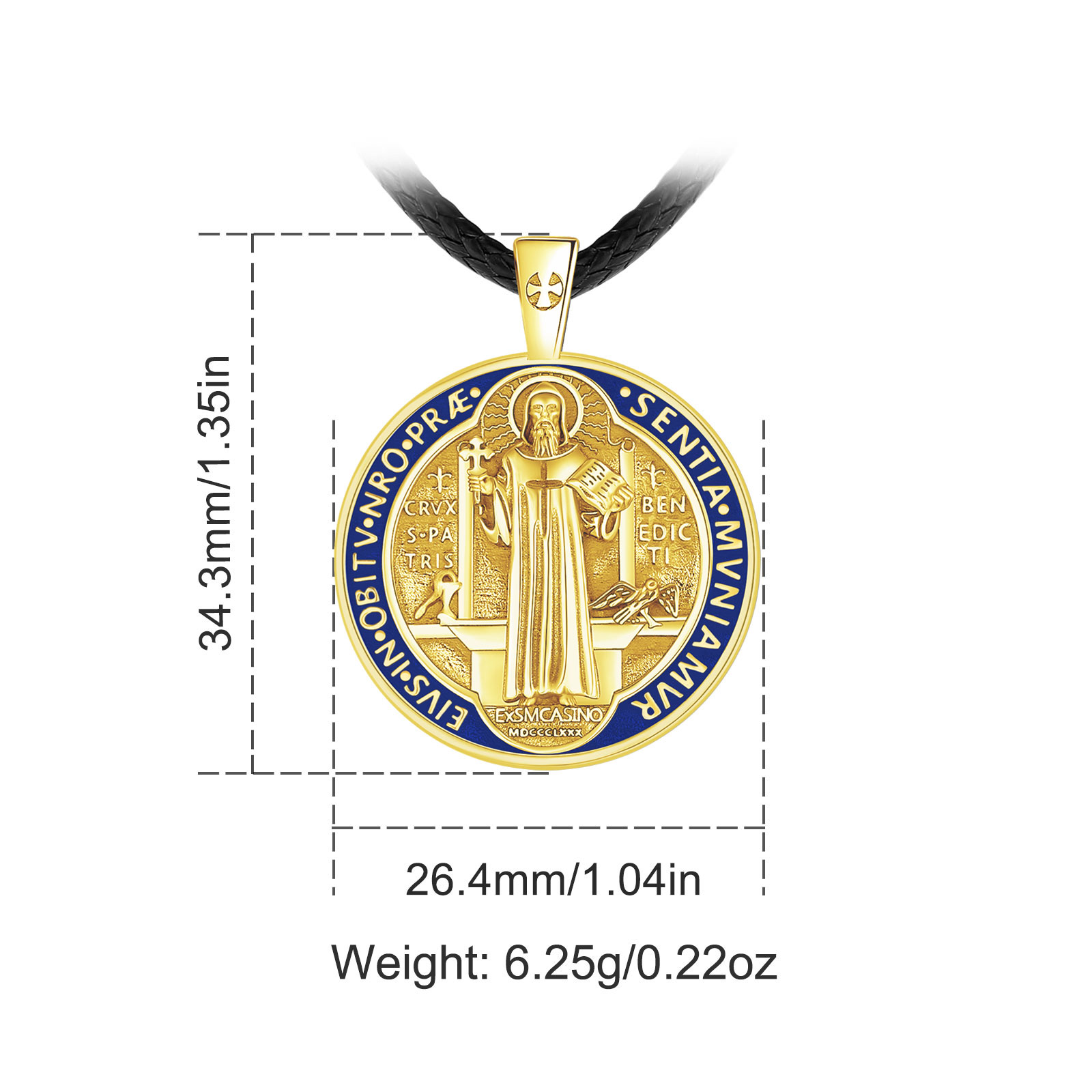 Eudora Collana in argento ster - Cross Pendant Necklace Gold recensione e prezzo