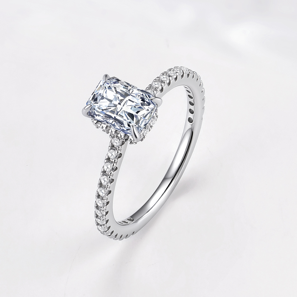 Anello di Fidanzamento in Arge - Moissanite Engagement Ring 1 Carat recensione e prezzo
