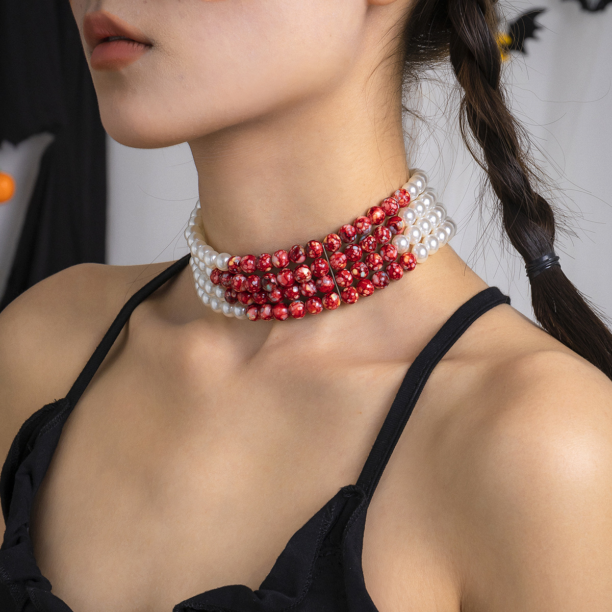 Collana con ciondolo nappa di  - Pearl Choker Necklace Vintage recensione e prezzo
