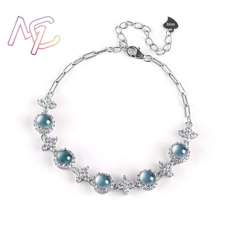 Bracciale in giadeite blu Myan - Bracelets recensione e prezzo
