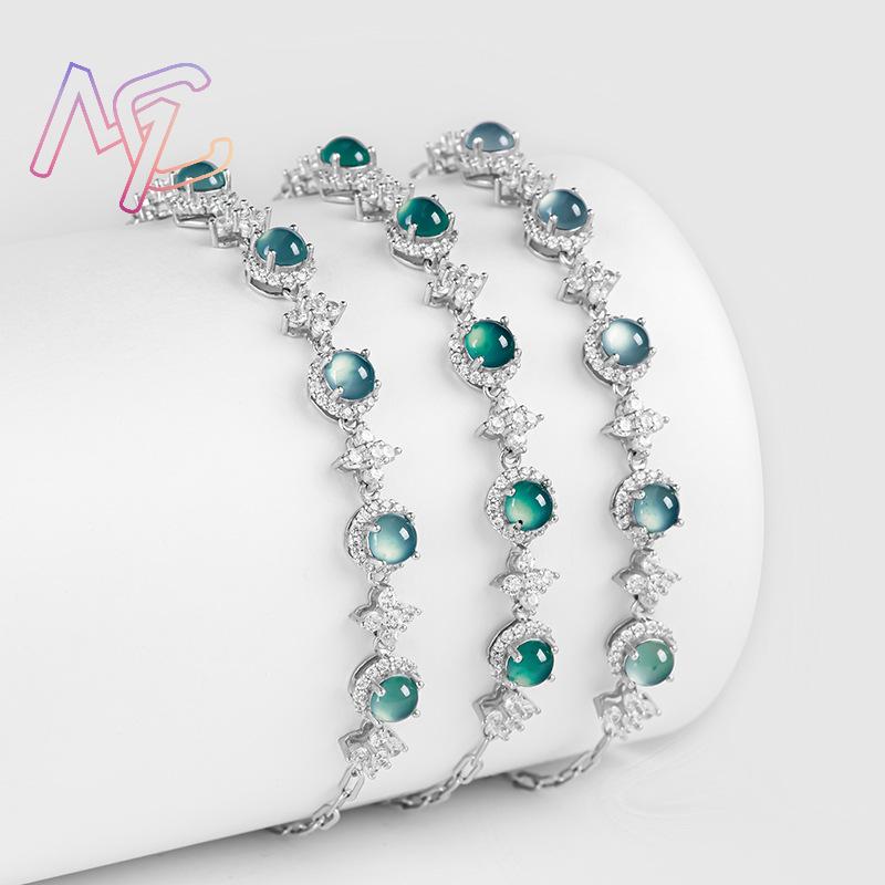 Bracciale in giadeite blu Myan - Bracelets recensione e prezzo