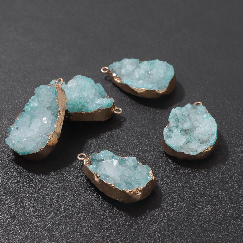 1PC Ciondolo Geode Agata Natur - Crystal Pendant Necklace Natural Stone recensione e prezzo
