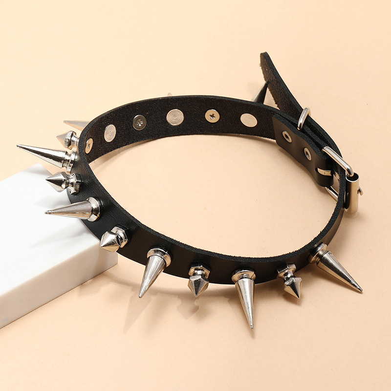 Punk Long Spike Choker collare - Goth Punk Spike Choker recensione e prezzo