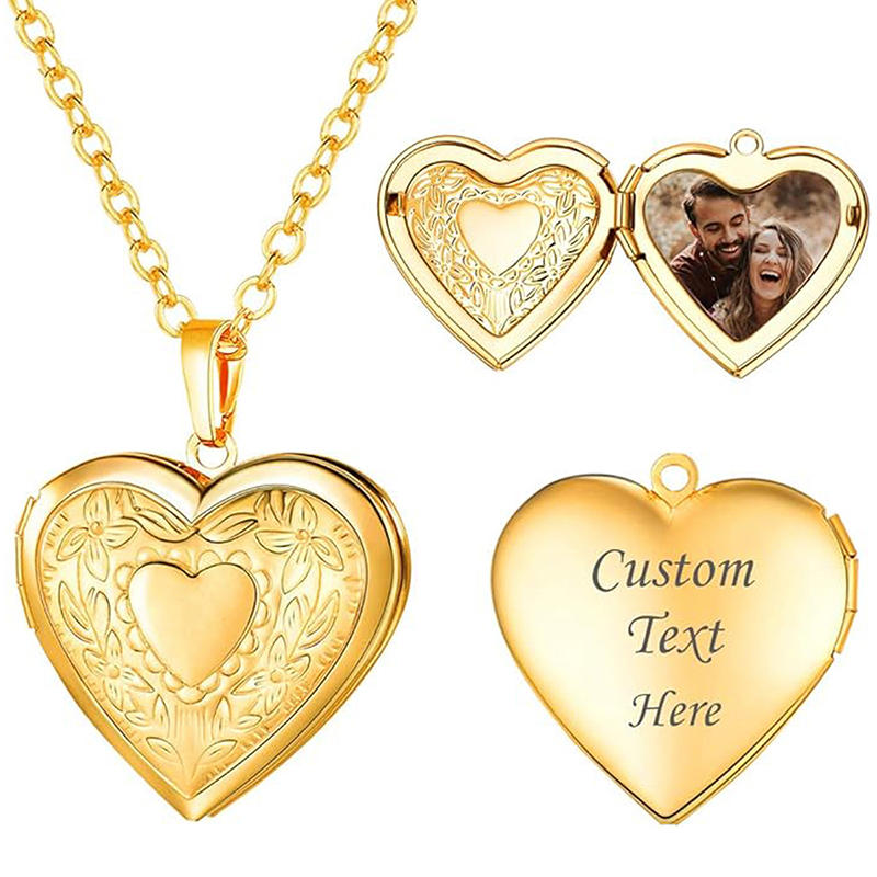 Collana con Ciondolo a Cuore P - Heart Locket Necklace Photo recensione e prezzo