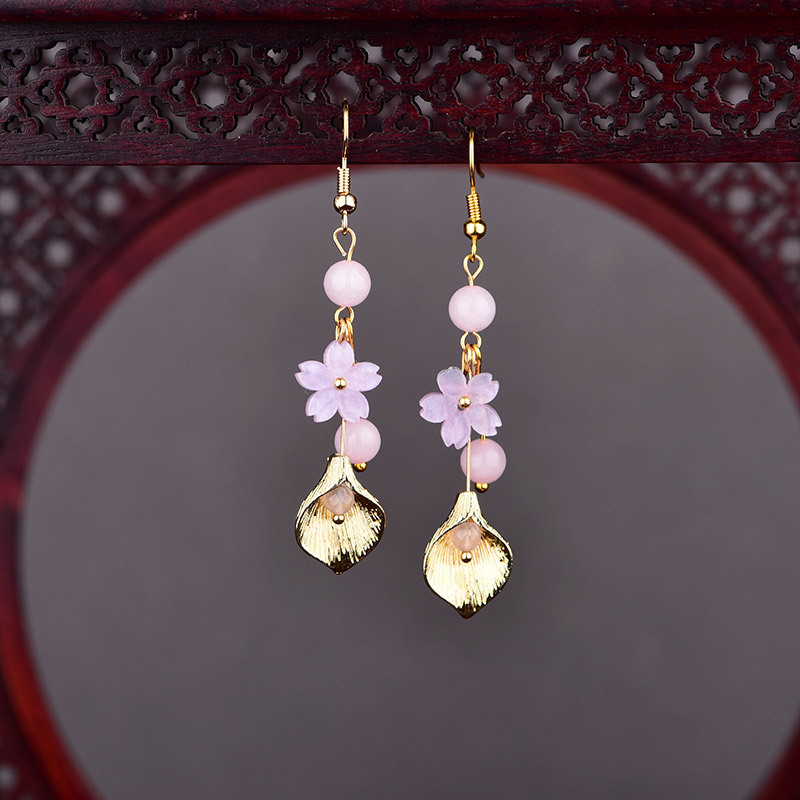 Orecchini con fiori di giada n - Earrings recensione e prezzo