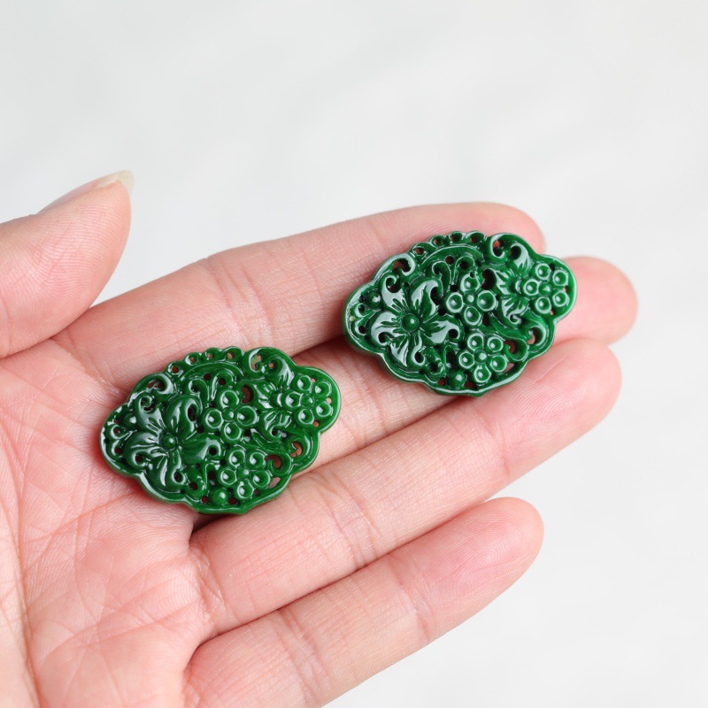 2 Pezzi di Giada Naturale Cian - Earrings recensione e prezzo