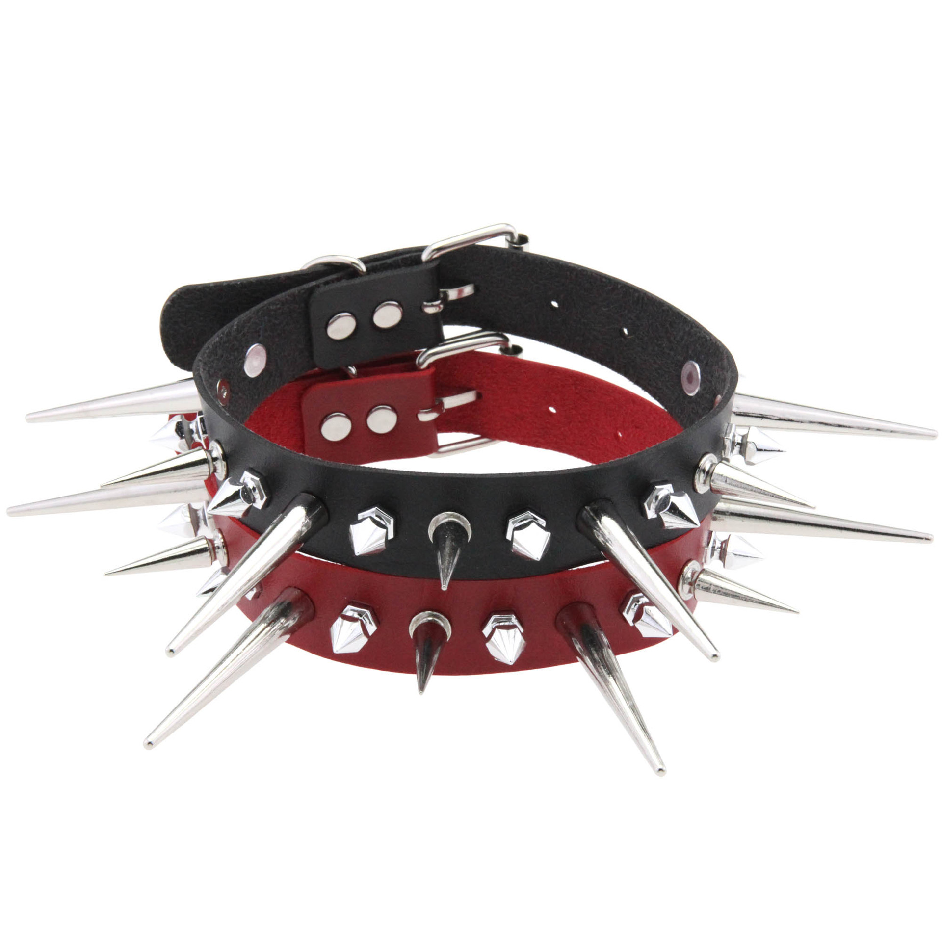 KMVEXO Punk Long Spike Choker  - Goth Punk Spike Choker recensione e prezzo