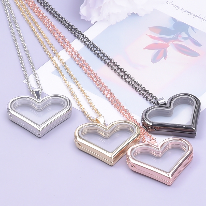 1Pc Y2K Ragazza Dolce Amore Cu - Heart Locket Necklace Photo recensione e prezzo