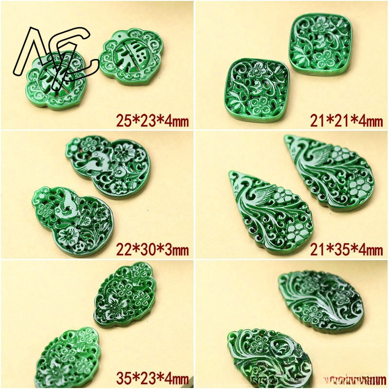 2 Pezzi DIY Smeraldo Verde Nat - Earrings recensione e prezzo