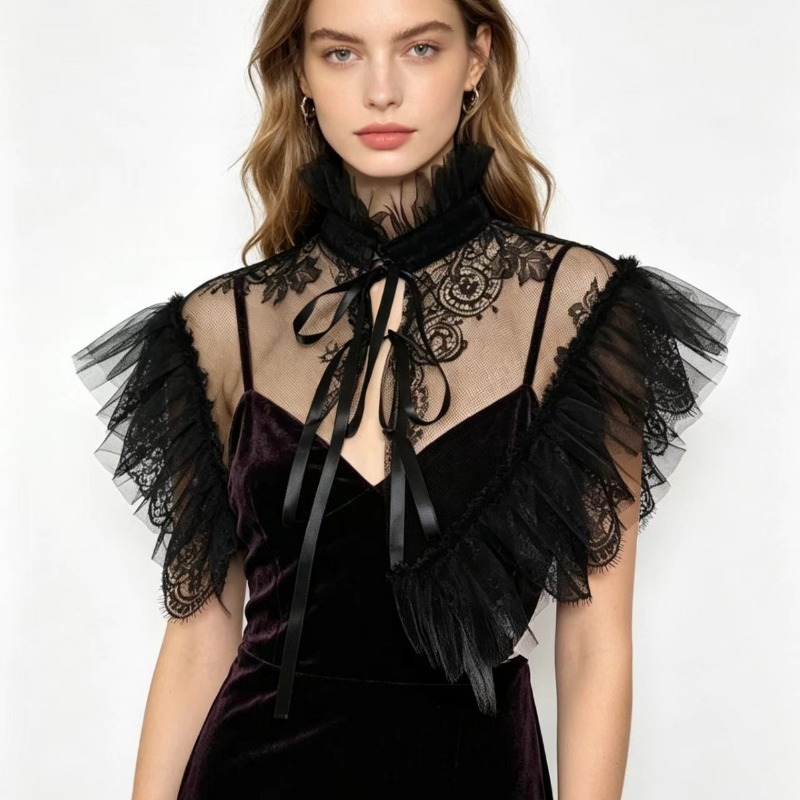 Colletto Finto in Pizzo e Tull - Necklaces recensione e prezzo
