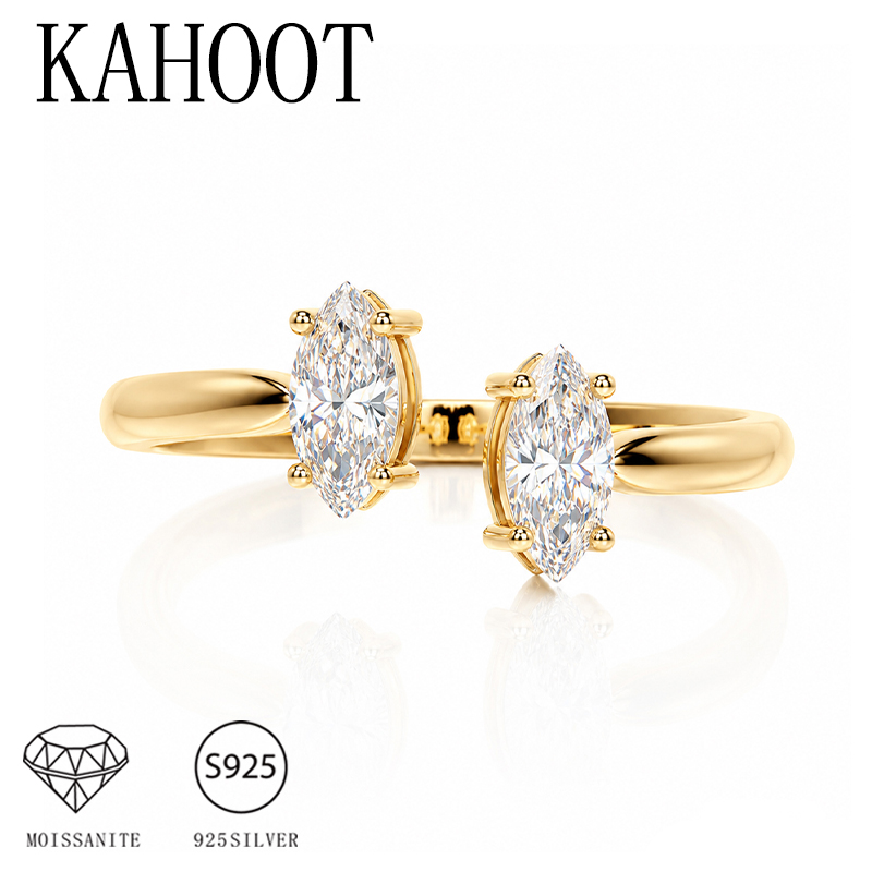 Anello in argento sterling 925 - Moissanite Engagement Ring 1 Carat recensione e prezzo