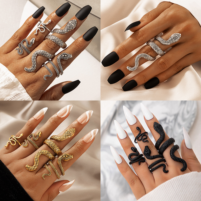 Set di anelli per nocche a for - Vintage Punk Knuckle Rings Set recensione e prezzo