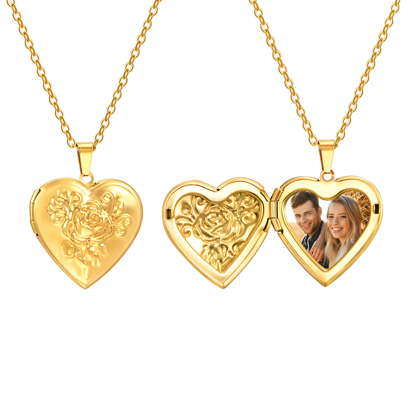 Collana con ciondolo a cuore p - Custom Name Necklace Stainless Steel recensione e prezzo