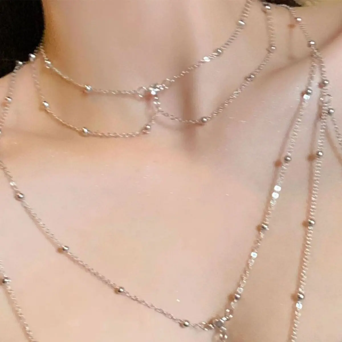Catena per il corpo con strass - Layered Pendant Necklace Aesthetic recensione e prezzo
