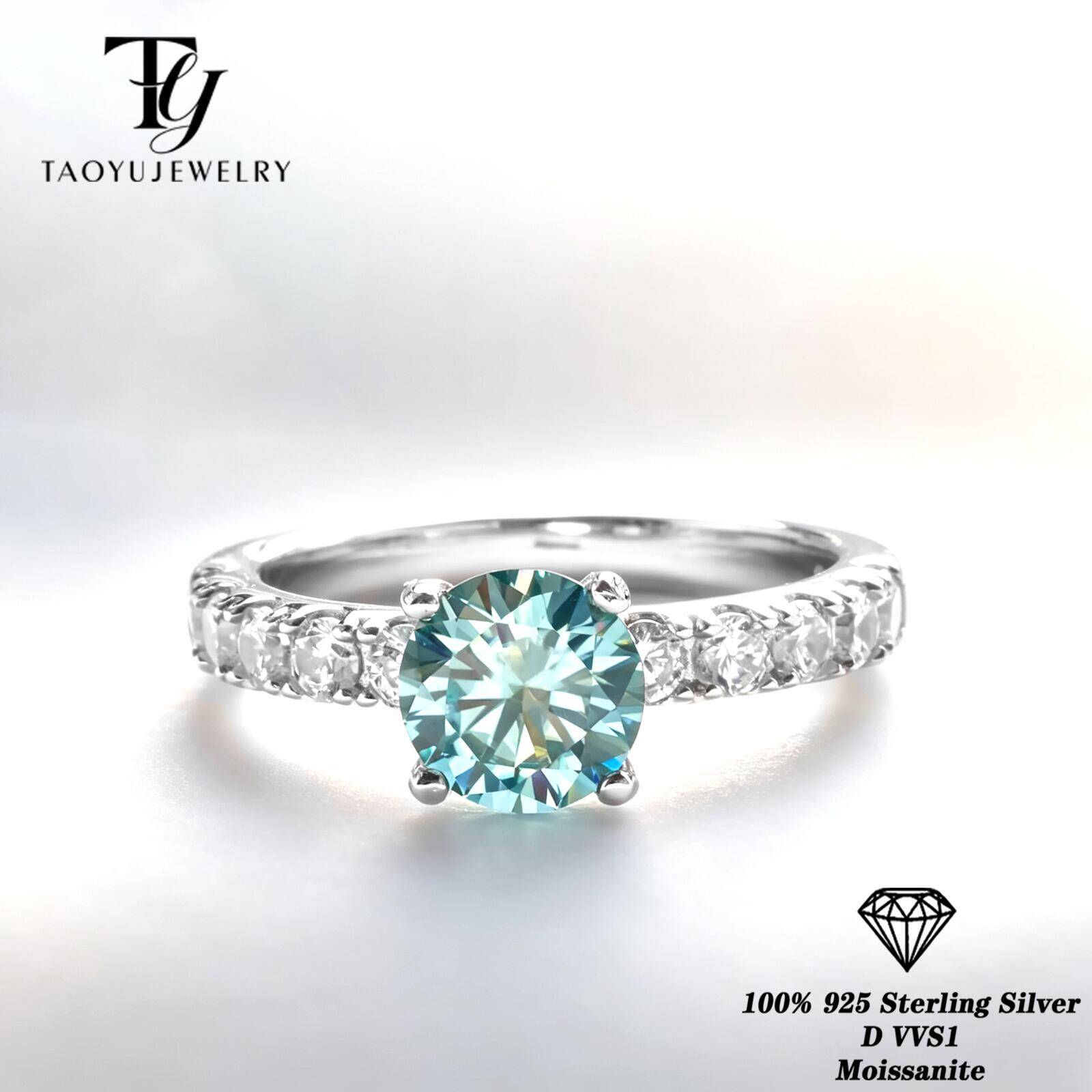 Anello Classico in Moissanite  - Moissanite Engagement Ring 1 Carat recensione e prezzo