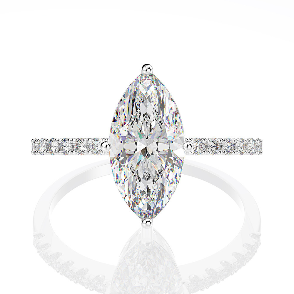 Fedi nuziali di lusso Real 1 C - Moissanite Engagement Ring 1 Carat recensione e prezzo