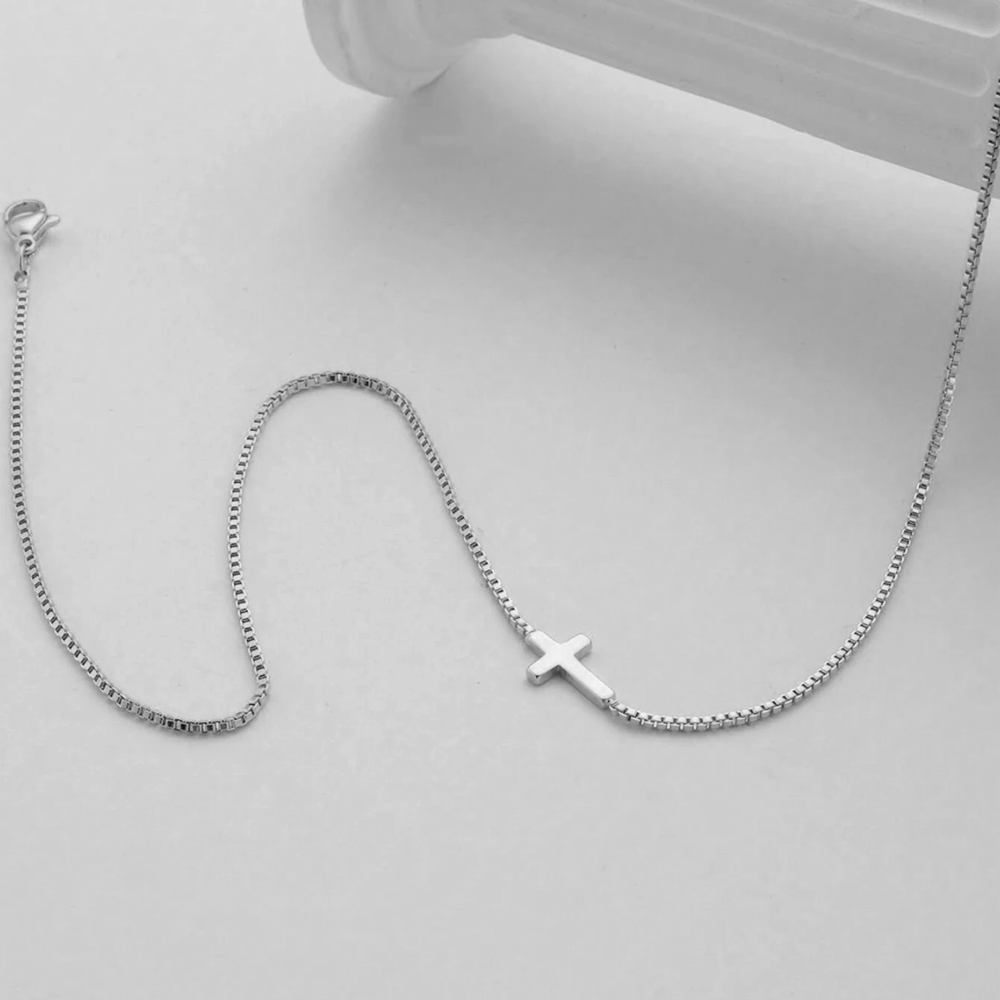 DGIDDK Collana con ciondolo mi - Cross Pendant Necklace Gold recensione e prezzo