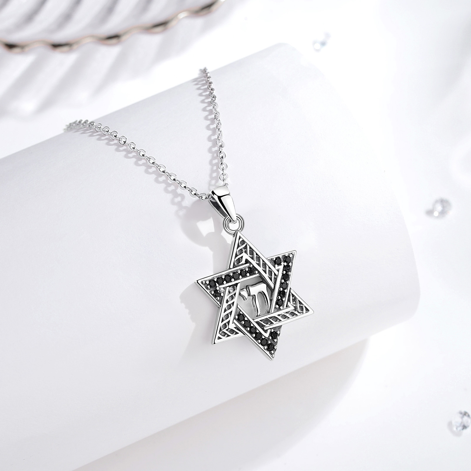 Eudora 925 Sterling Silver Sta - 925 Sterling Silver Chain Necklace Men recensione e prezzo