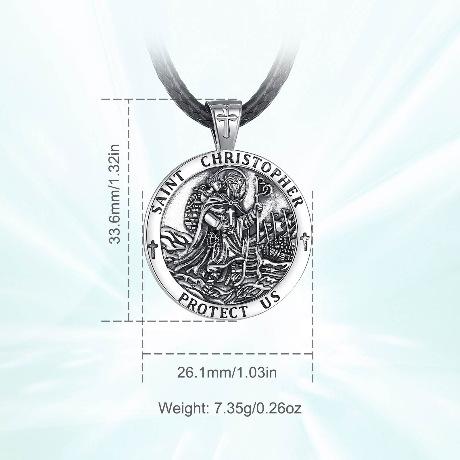Eudora Nuovo argento sterling  - 925 Sterling Silver Chain Necklace Men recensione e prezzo