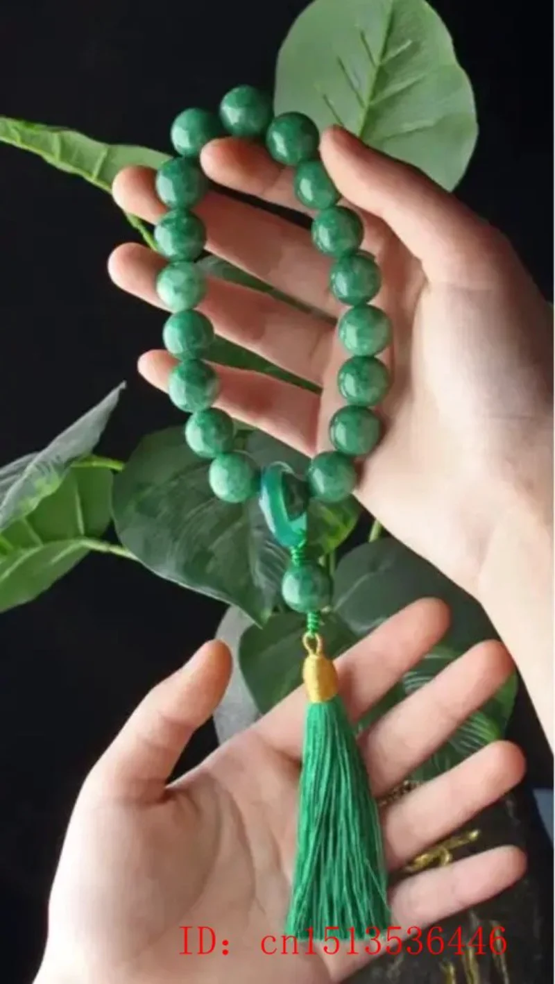 Green Jade Stone 12mm Beads na - Bracelets recensione e prezzo