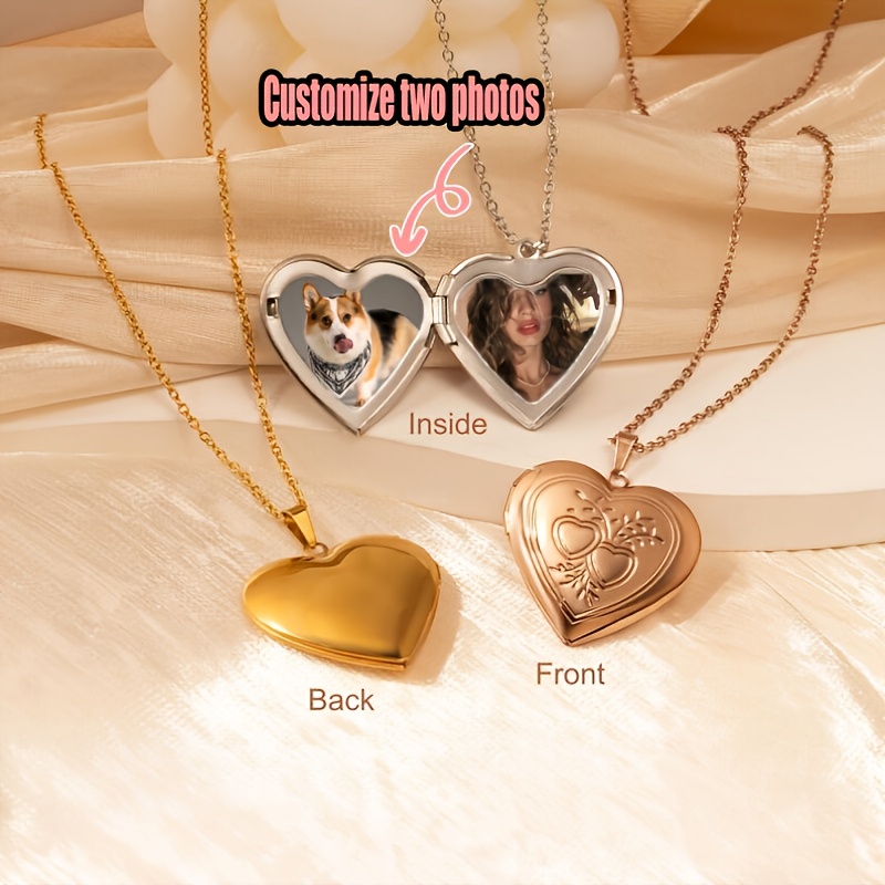 Collana Personalizzata con Fot - Heart Locket Necklace Photo recensione e prezzo