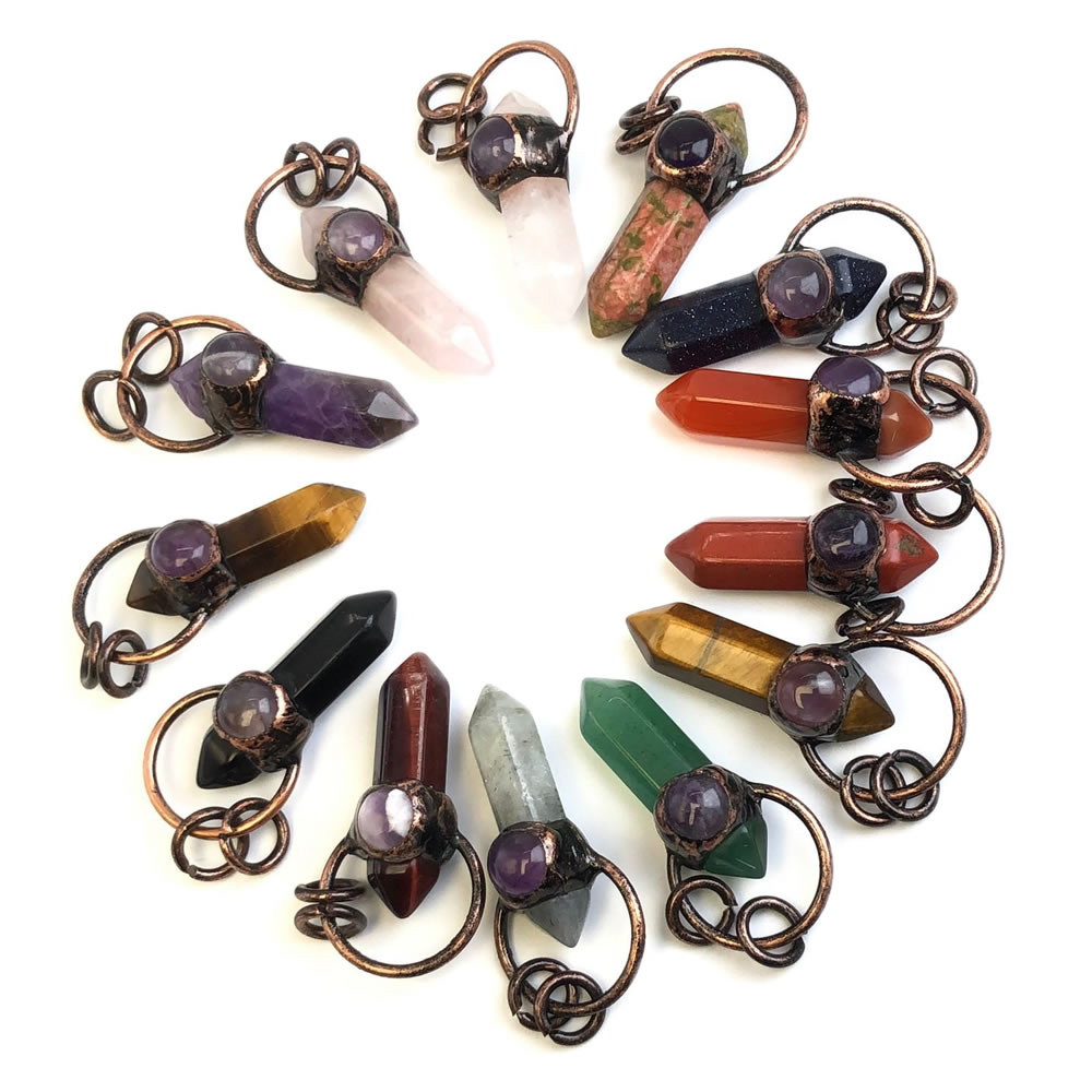 Ciondoli in Cristallo di Quarz - Crystal Pendant Necklace Natural Stone recensione e prezzo