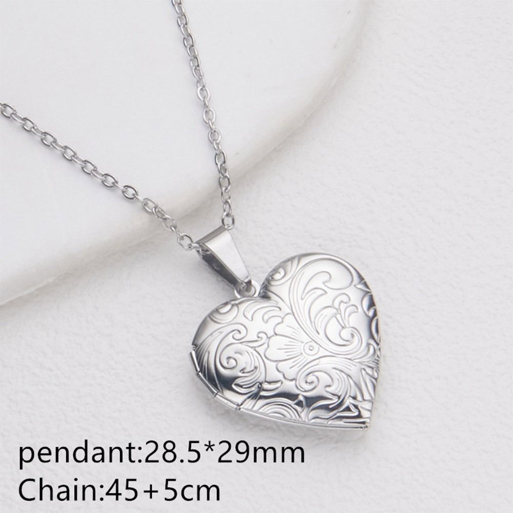 Collana fai da te foto foto me - Heart Locket Necklace Photo recensione e prezzo